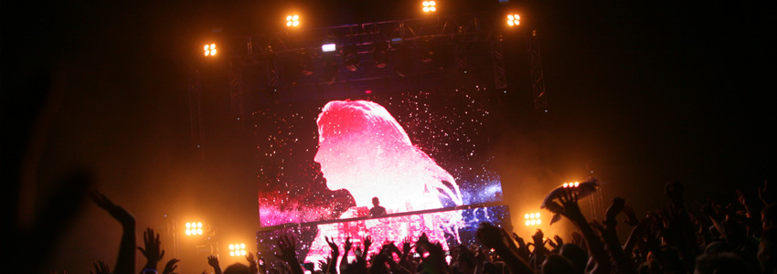 Boston Jumbotrons AT AVICII, Turning Stone Casino, NY